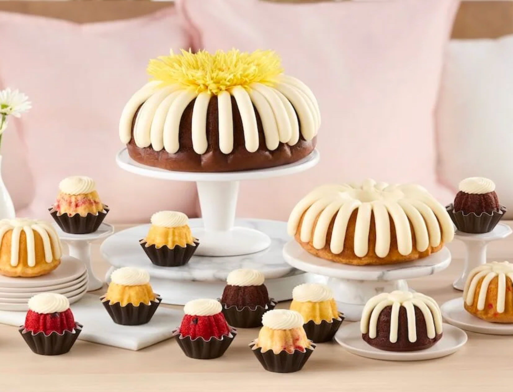 A selection of bundt cakes
